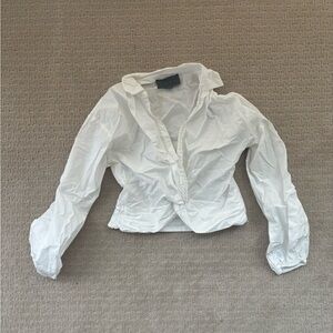 Sunday in Brooklyn Cropped Twist Button Down Size M - Great Condition!!
